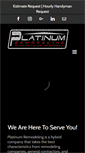 Mobile Screenshot of platinumremodeling.com